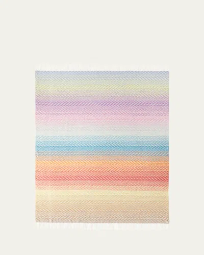 Missoni Bastien Wool-blend Throw Blanket In Multi