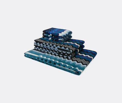Missoni Bath Linens Blue Uni