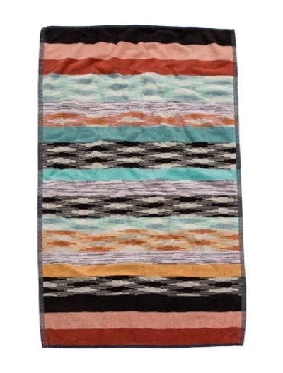 Pre-owned Missoni Bath Towel In Orange