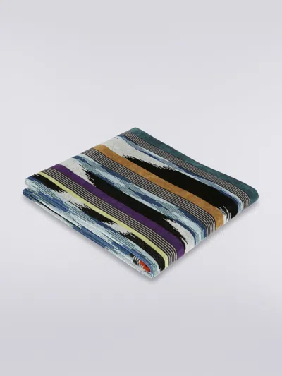 Missoni Cotton Bath Towel  100 X 150 Cm In Multicoloured