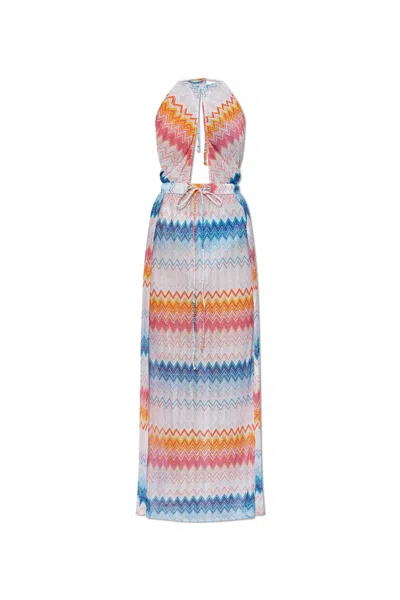 MISSONI MISSONI BEACH DRESS WITH LUREX THREAD