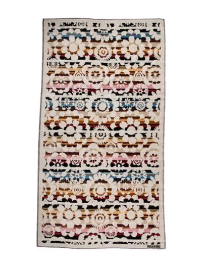 Pre-owned Missoni Beach Towel In Neutrals
