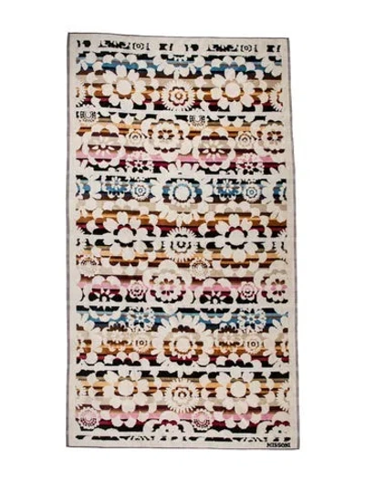 Pre-owned Missoni Beach Towel In Neutrals