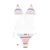 Missoni Chevron-pattern Tie Bikini In Multi