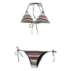 Missoni Chevron-pattern Triangle Bikini Set In Multi