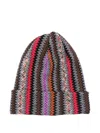 Missoni Zigzag Wool Beanie In Multi