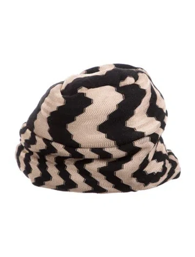 Pre-owned Missoni Beanie Hat In Neutral