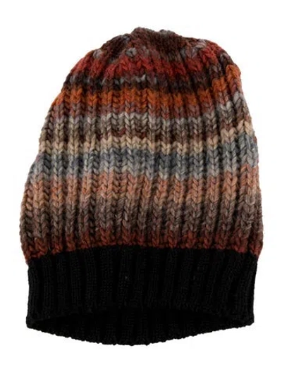 Pre-owned Missoni Beanie In Orange