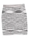 Missoni Striped Knit Skirt Elastic Waistband In Multi