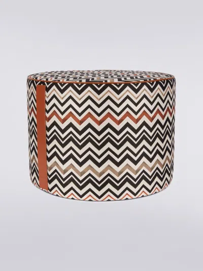 Missoni Belfast Cylindrical Pouffe 40x30 Cm