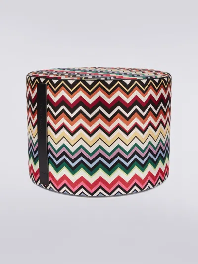 Missoni Belfast Zig-zag Pouf In Multicoloured
