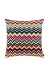 Missoni Small Belfast Zigzag-pattern Cushion In Mehrfarbig