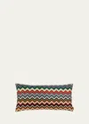 Missoni Belfast Zigzag Decorative Cushion In 100-multi