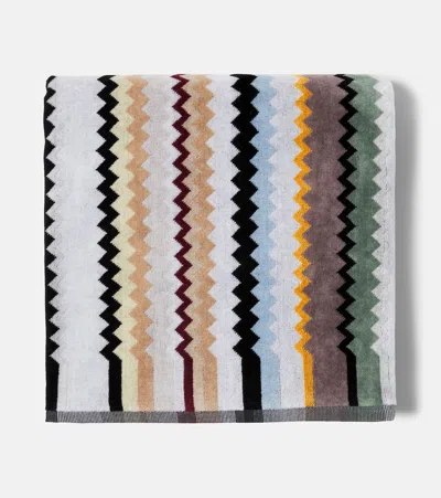 Missoni Best Zigzag Cotton Terry Beach Towel In Pattern