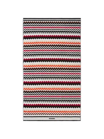 Missoni Best Zigzag-print Beach Towel In Multi