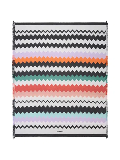 Missoni Best Zigzag-print Fringed Beach Towel In Multi