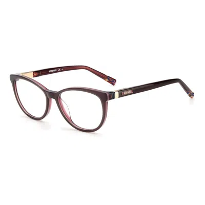 Missoni Bicolor Acetate Frames In Brown