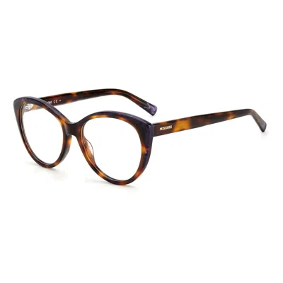 Missoni Bicolor Acetate Frames In Brown