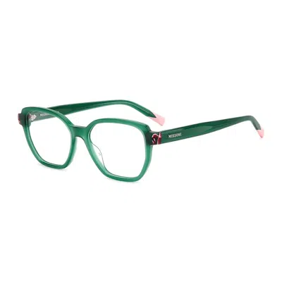 Missoni Bicolor Acetate Glasses (frames) In Green