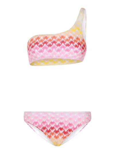 Missoni Pink Bikini In Red