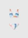 Missoni Herringbone Pattern Bikini In Multicoloured