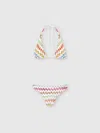 Missoni Bikini In Lamé Viscose With Micro Zigzag Pattern In Multi