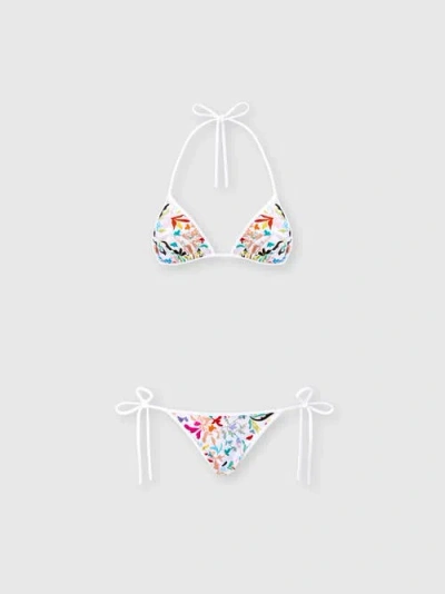 Missoni Bikini In Printed Stretch Fabric In Multi