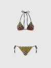 Missoni Zigzag Triangle Bikini In Multi