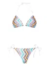 Missoni Klassischer Bikini Aus Viskose Und Lamé In Blau