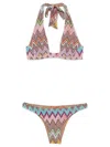 Missoni Zig-zag Pattern Bikini In Multi