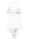 Missoni Triangle Bikini Swimsuit In Multi