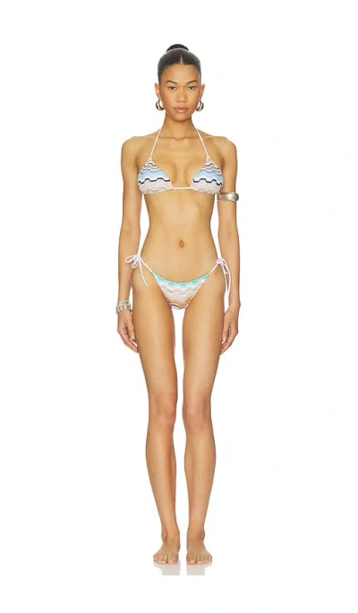 Missoni For Fwrd For Fwrd Zig Zag Bikini Set In Multi