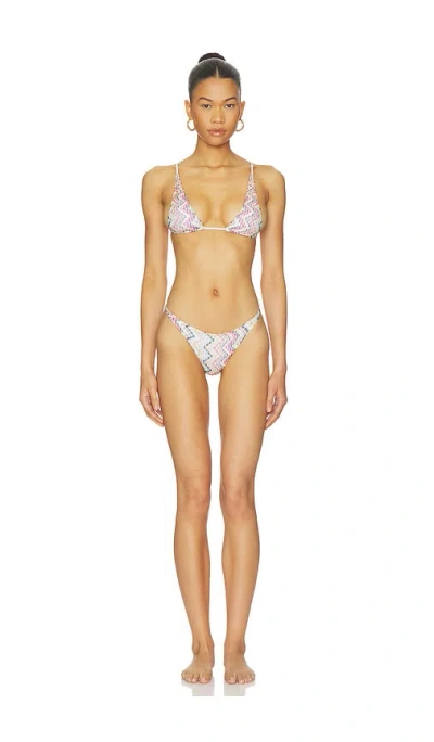 Missoni Triangle Bikini Set In Black