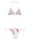 Missoni Zigzag Bikini In Multicolor White Base
