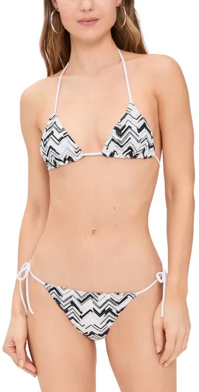 MISSONI BIKINI SET BLACK/WHITE