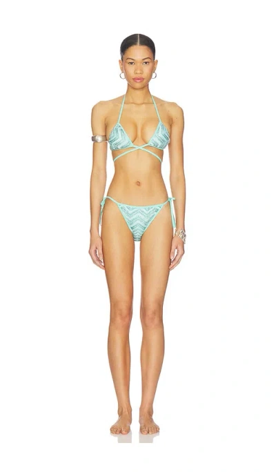 Missoni Bikini Set In Blue