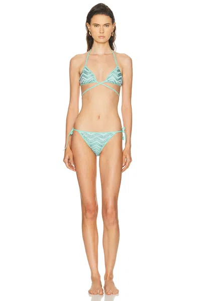 Missoni Bikini Set In Blue