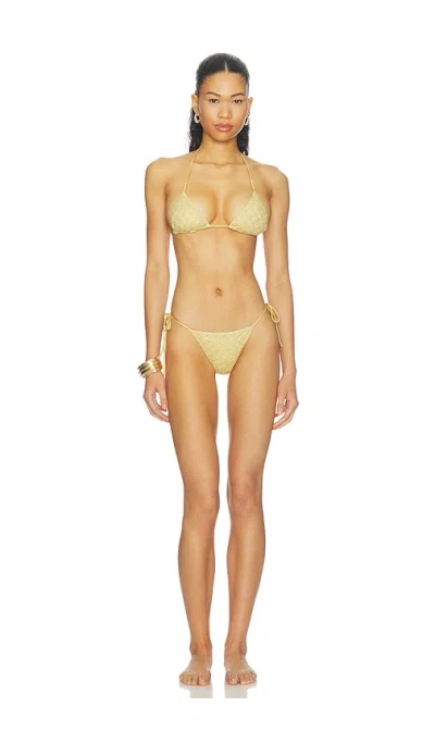 Missoni Bikini Set In Gold