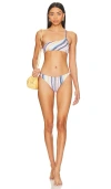 Missoni Bikini Set In Multicolor Blue Stripes