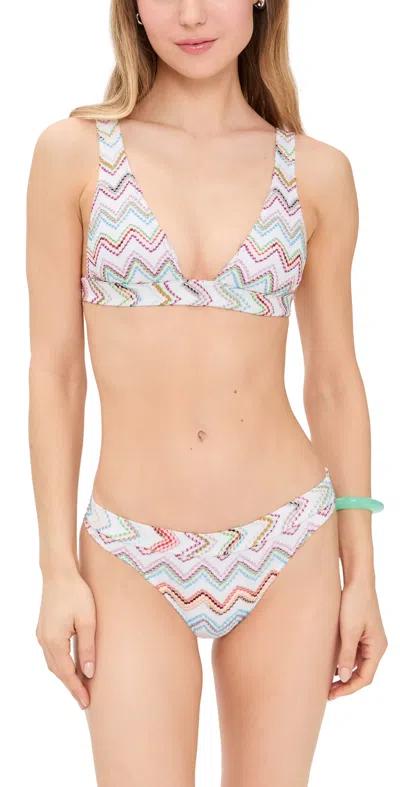 Missoni Bikini Set Multicolor W/white Base