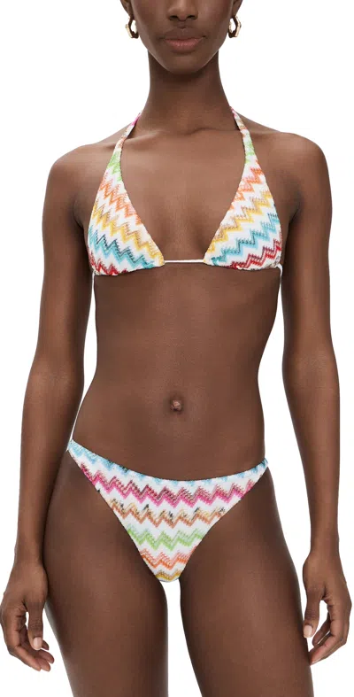 Missoni Bikini Set Multicolor W/white Base