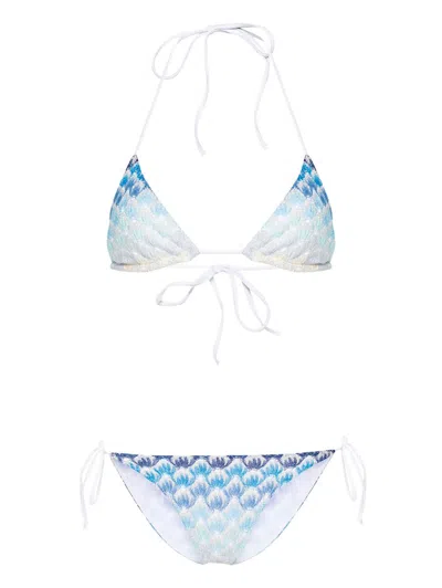Missoni Bikini With Gradient Effect In Blue