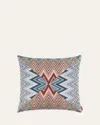 Missoni Birmingham Zigzag Decorative Cushion In Fuxia Multi