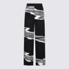 Missoni Slub-print Wide-leg Trousers In Black