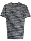 Missoni Man T-shirt Midnight Blue Size Xxl Cotton In Black