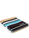 MISSONI BLACK CURT COTTON BEACH TOWEL