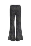 Missoni Flared Trousers With Multicolor Sequin Construction In Black