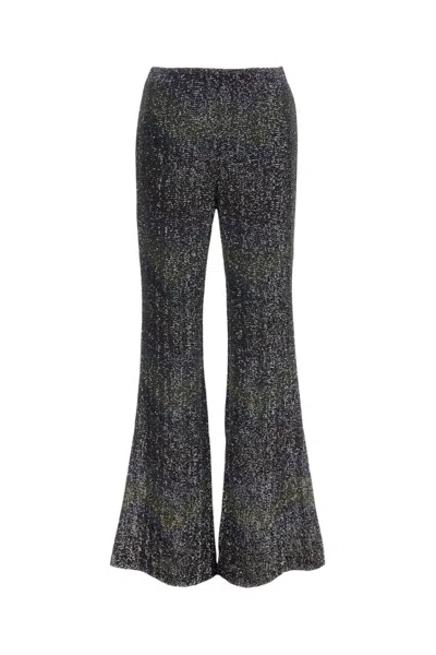 MISSONI BLACK FLARED FLAT FRONT PANTS