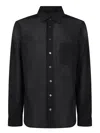 Missoni Metallic Viscose Shirt In Black