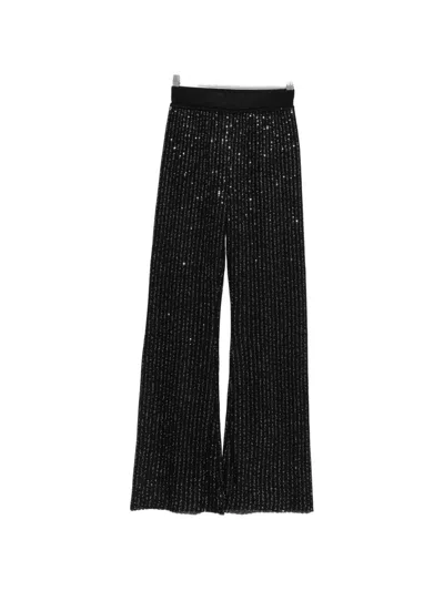 Missoni Black Metallic Viscose Trousers